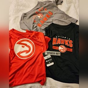 NWT Atlanta Hawks T-shirts. 3 Piece Set Size:4T
